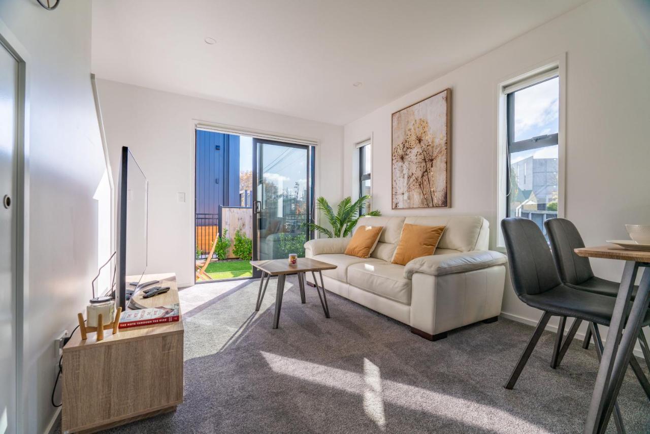 Apartamento King Bed On Hagley Park Corner In The Cbd Christchurch Exterior foto
